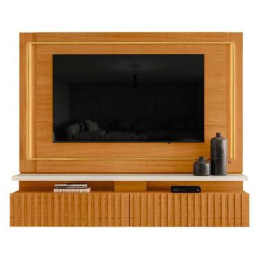 Imagem de Estante Home Theater Suspenso Gaia Cinamomo Off White – Madetec