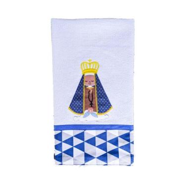 Imagem de Pano de Prato Patchwork Religioso Nossa Senhora Aparecida - Autoestima