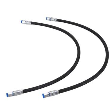 Imagem de Gonetre Mangueira de válvula de desviador de escavadeira de alta pressão interface de 60 MPa 8702PSI mangueira hidráulica de borracha para equipamento de construção de mini escavadeira, 2 peças de 81