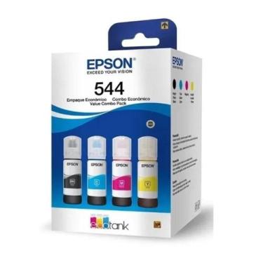 Imagem de Pak 4 tintas original t544 l3110 l3250 l3150 4 cores