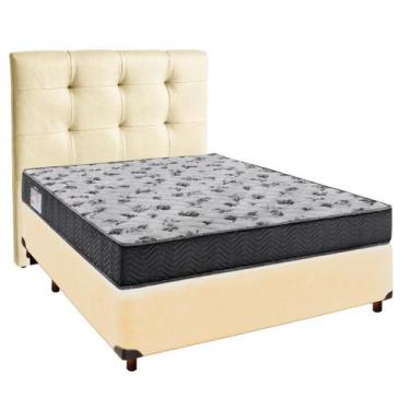 Imagem de Kit Cabeceira + Cama Box + Colchão Casal D33 Iso100 Ortobom