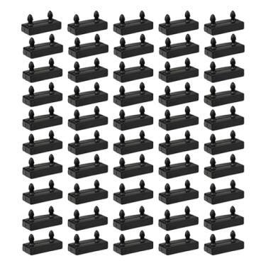 Imagem de Llazsybz 50x Capas para Ripas de Cama, Suportes para Ripas de Cama, Acessórios para Hotéis, Capas para Suporte de Ripas, Conectores para Segurar Camas de Casal, Tampa final