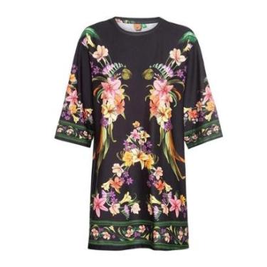 Imagem de Vestido Tshirt Farm Rio Pássaro em Flor Feminino-Feminino