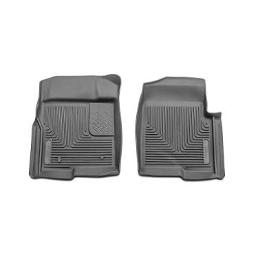 Imagem de Husky Liners - 53311 serve para Ford F-150 2009-14 sem capa de transferência manual Shifter X-act Contour tapetes frontais pretos
