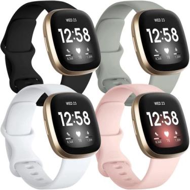 Imagem de Pulseiras de relógio Getino compatíveis com Fitbit Sense/Sense 2/Versa