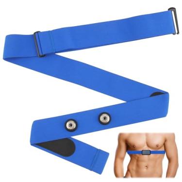Imagem de Pulseira peitoral para monitor de frequência cardíaca para Polar H10 H9 H7, alça peitoral de substituição macia ajustável à prova d'água compatível com Polar Wearlin Garmin Dual Running HRM