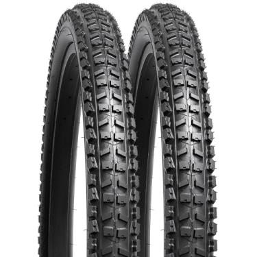 Imagem de YUNSCM 2 peças de pneus de mountain bike de 66 cm 26 x 2,30/56-559 compatíveis com pneus de bicicleta de 26 x 2,10 26 x 2,125 26 x 2,3 26 x 2,35 26 x 2,40 (Y-1125)