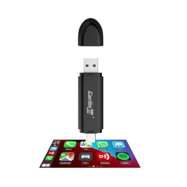 Imagem de Carlinkit Adaptador CarPlay sem fio Reino Unido, para carros com carro integrado, para VW, Audi, Volvo, Renault, Opel, Citroen, Toyota Peugeot KIA Hyundai (ano do modelo: 2016 a 2025), suporte IOS11+