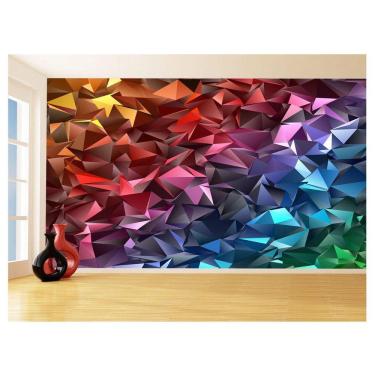 Imagem de Papel De Parede 3D Geométrico Formas Linhas GMT105 1,75X2,0M