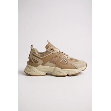 Imagem de Tenis Feminino Ramarim Chunky Solado Alto Marrom, Mocca, 37