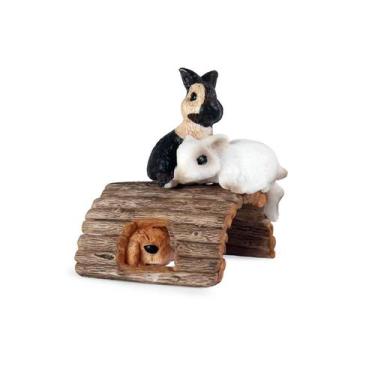 Imagem de Modelo de coelho de simulação de brinquedo para crianças - HUOGUO