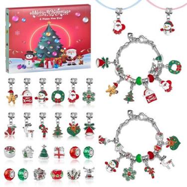 Imagem de Pulseira do Calendário do Advento Howcow Christmas 2025 com 2 pulseira