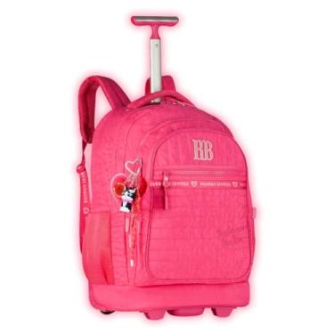 Imagem de Mochila Rebecca Bonbon De Rodas Juvenil Escolar Viagem Teen, Cor Rosa