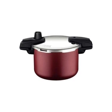 Imagem de Panela De Pressão Tramontina Arizona Em Alumínio Com Revestimento Interno E Externo Em Antiaderente Starflon Max Vermelh