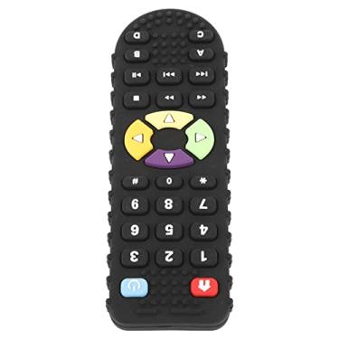 Imagem de Aqur2020 Brinquedo de Dentição de Controle Remoto, Brinquedo de Mastigação de Mordedor de bebê de Silicone Com Função de Molde para Alívio de Goma e Desenvolvimento Oral (Modelo normal)