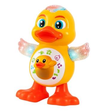 Imagem de Brinquedo Pato Dançarino Musical Infantil Luzes E Som
