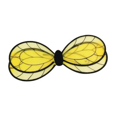Imagem de IEUDNS Asa de abelha Cosplay Asa para eventos de festa RPG Aniversário Performances de palco, Amarelo