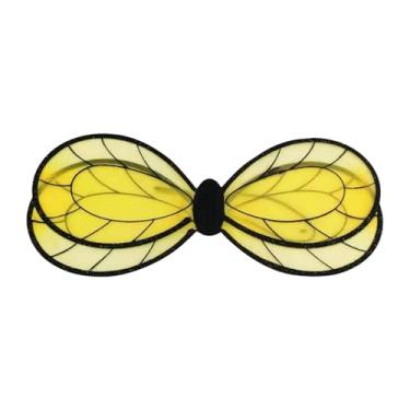 Imagem de MotiveTech -se com uma asa de abelha, roupa criativa e divertida para eventos, apresentações de palco e dramatização, Amarelo