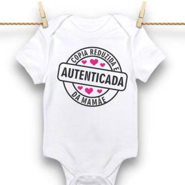 Imagem de Body Bebê Autenticada Papai Mamãe Tematico Presente Anunciar Gestação 