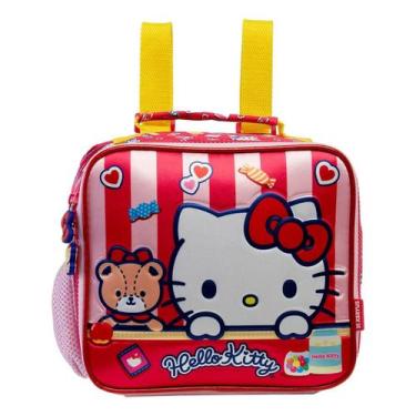 Imagem de Lancheira Escolar Térmica Da Hello Kitty Cetim - Ref 15384 - xeryus