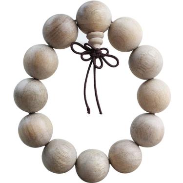 Imagem de Pulseira de miçangas Cinnamomum Camphoras 20mm para homens e mulheres
