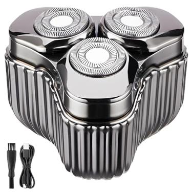 Imagem de Recarregável portátil elétrico para homens, mini barbeador de liga de zinco, à prova d'água, Ipx7, ferramenta compacta de cuidados pessoais para viagens
