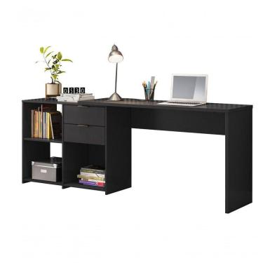 Imagem de Mesa Para Computador Office Zínia Preto - Moveisaqui