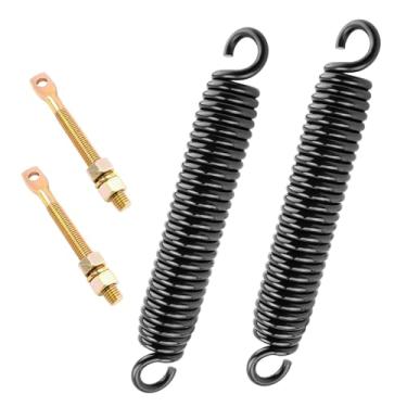 Imagem de Shuisen Molas de viagem para arado de neve com parafusos oculares compatíveis com Meyer Snow Plows Western C, ST Diamond, BOSS Fisher Blizzard Números de peça: 07017, 09124, 90493, 1302010 2 pacotes