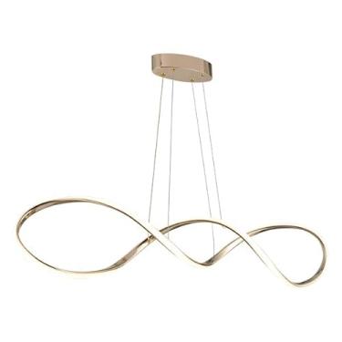 Imagem de Lustre Pendente Lumier Rio 3000/4000/6000k 48w 3000lm IP20 (Dourado)