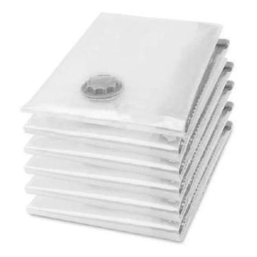 Imagem de Kit 5 Sacos À Vácuo Cobertor Roupa Edredom 70 X 100 Cm - LIP