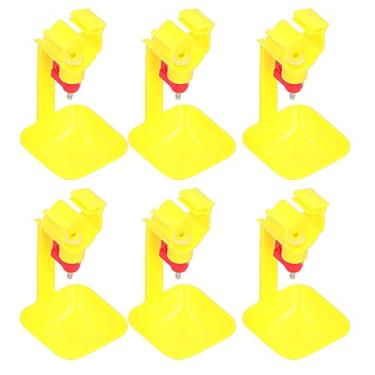 Imagem de Ymiko 10Pcs 20ml Waterer Automático para Aves Com Copo, Bebedores de Mamilo de Frango para Galinheiros e Canetas