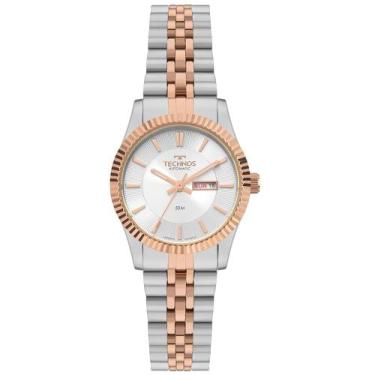 Imagem de Relógio Technos Feminino Automatico Bicolor - 6T51AD/1K