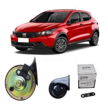 Imagem de BUZINA AUTOMOTIVA CARACOL COM CONECTOR PARA PLUG (2 PINOS) - PARA ARGO 2017 >2022- TIGER AUTO