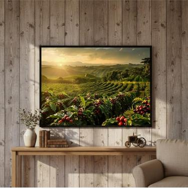 Imagem de Quadro Decorativo Grande Agro Plantação Sala Escritório 100x70 (02)