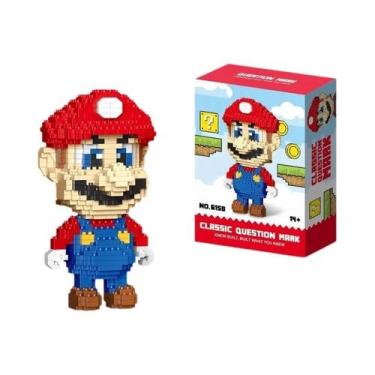 Imagem de Blocos De Montar De Anime Mario Luigi Yoshi, Brinquedo De Modelo Monta