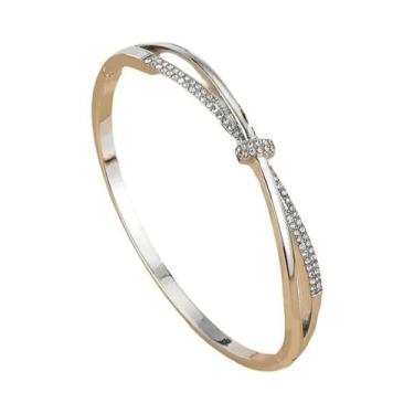 Imagem de Bracelete decorativo de diamante feminino, acessórios diários, festa d