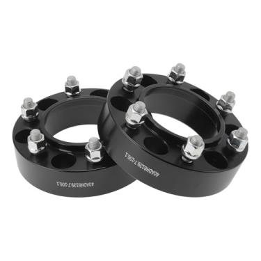 Imagem de INFINAUTO 2 peças 6x139,7 mm espaçadores de roda 106,1 mm M12x1,5 espaçador de roda Hubcentric espaçador de roda forjado para Toyota 4Runner 89-23 liga de alumínio 6061-T6