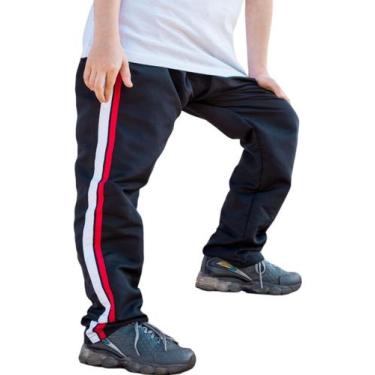 Imagem de Calças Infantil Tactel Uniforme Escolar Agasalho Inverno 071 - FR, 1 p
