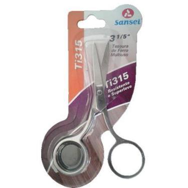 Imagem de Tesoura com ponta curva para bordado SANSEI Ti315