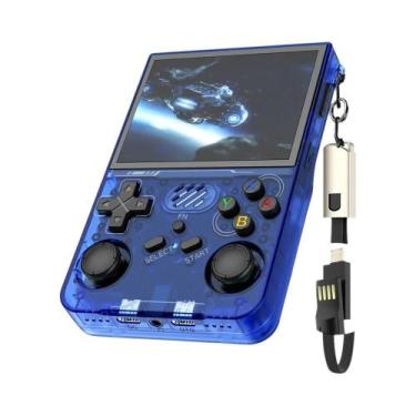 Imagem de Console De Jogo Portátil Retro Para Crianças R36S Com Tela IPS De 3,5 