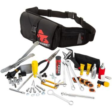 Imagem de Tusk Kit de ferramentas compacto para motocicleta Essentials Trail Saver com pochete (chave de eixo 17 mm/30 mm)