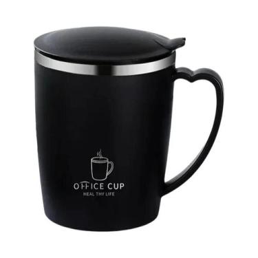 Imagem de Garrafa Térmica De Água De Aço Inoxidável 304 De 350ML Com Dupla Camad