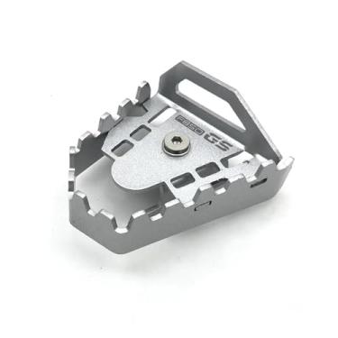 Imagem de Anti-derrapante Para f750gs f850gs 2018-2022 f750 f850 f 750 gs pedal de alavanca freio pé traseiro ampliar extensão peg almofada extensor(Silver 850)