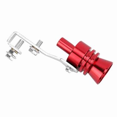 Imagem de Vroomoto Simulador de tubo de escape Turbo Sound Whistle, apito de tubo de escape de liga de alumínio bonito e elegante, adequado para, material de qualidade, fácil de instalar.