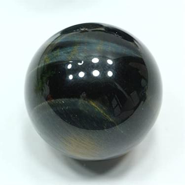 Imagem de Pedras naturais Rekie bola olho de tigre azul para decoração de casa (tamanho: 7-8 cm)