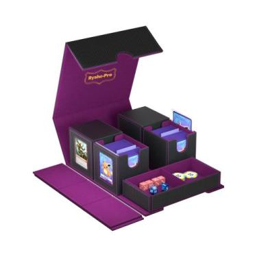 Imagem de Caixa De Armazenamento Para Cartas De Jogo MTG TCG 5 Em 1 Com 4 Compar