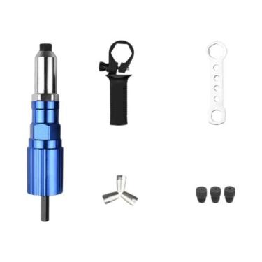 Imagem de Pistola De Rebite Elétrica Sem Fio 2.4mm-4.8mm, Adaptador De Furadeira