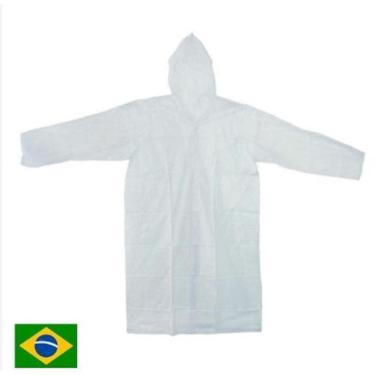 Imagem de Capa De Chuva Tamanho Unico Adulto Transparente