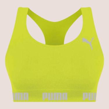 Imagem de Top Puma Feminino Alta Sustentação Fitness Fit Para Academia Treino Corrida-Feminino