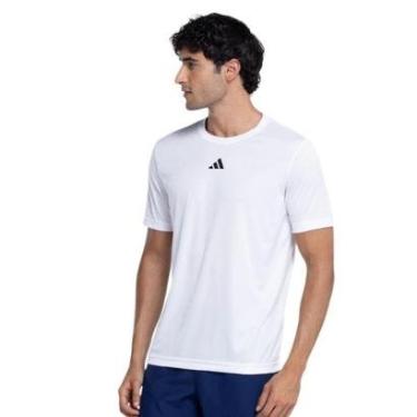 Imagem de Camiseta Adidas Treino Básica Masculina - Branco 3GG-Masculino